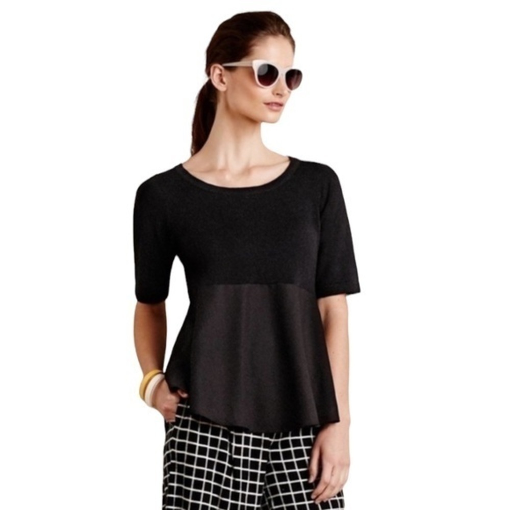 Anthropologie Moth Meri Skirted Peplum Blouse